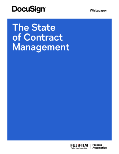 Check out the latest state of contract management report from FUJIFILM Process Automation and see how DocuSign CLM can improve your contract lifecycle.