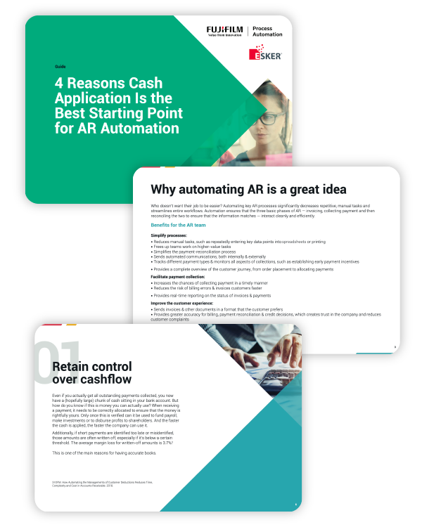 4 reasons to start your Accounts Receivable automation journey with Esker Cash Application