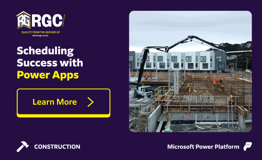 New scheduling solution for RGC using Microsoft Power Apps - finished in just 2 days!