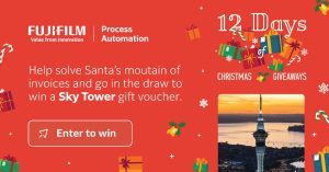 Help solve santas mountain of invoices for Christmas and go in the draw to win!