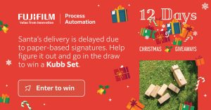 Win a Kubb Lawn Set with todays giveaway from Fujifilm Process Automation
