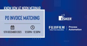 Join our last webinar of the year on PO Invoice Matching within Esker