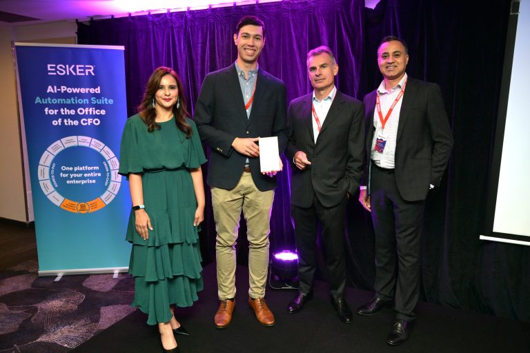 Kenzo Hosomi with the Esker team in Sydney